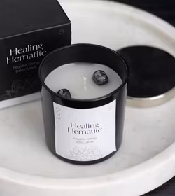 Healing Hematite - Kristallljus med Hematit 18h