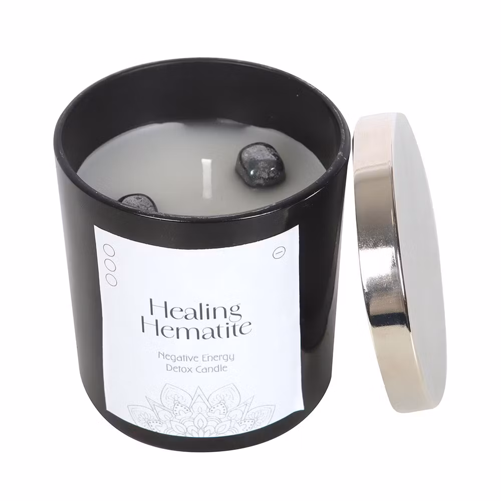 Healing Hematite - Kristallljus med Hematit 18h