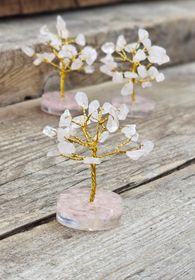 Kristallträd i Rosenkvarts, liten