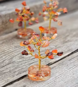 Kristallträd i Karneol, liten