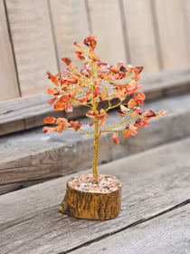 Kristallträd i Karneol, stor