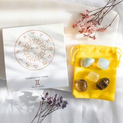 Stjärntecken Tvillingarna (Gemini), kristallkit - 5 stenar