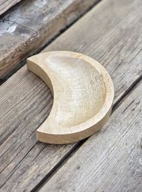 Liten skål i mangoträ, Måne