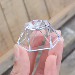 Klotställ, transparent diamant