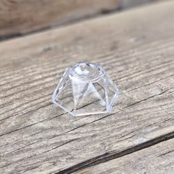 Klotställ, transparent diamant