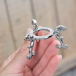 Klotställ elegant, silver liten