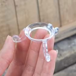 Klotställ, transparent