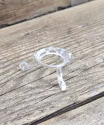 Klotställ, transparent