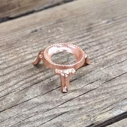 Klotställ, koppar liten