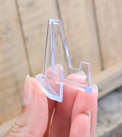 Visningsdisplay, transparent liten rak