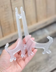 Plastställ transparent, stor