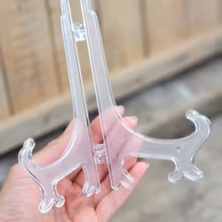 Plastställ transparent, stor