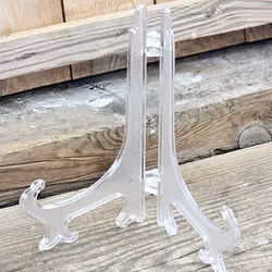 Plastställ transparent, stor