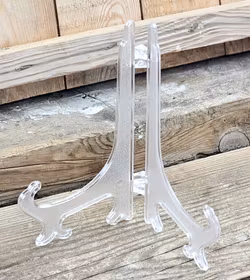 Plastställ transparent, stor