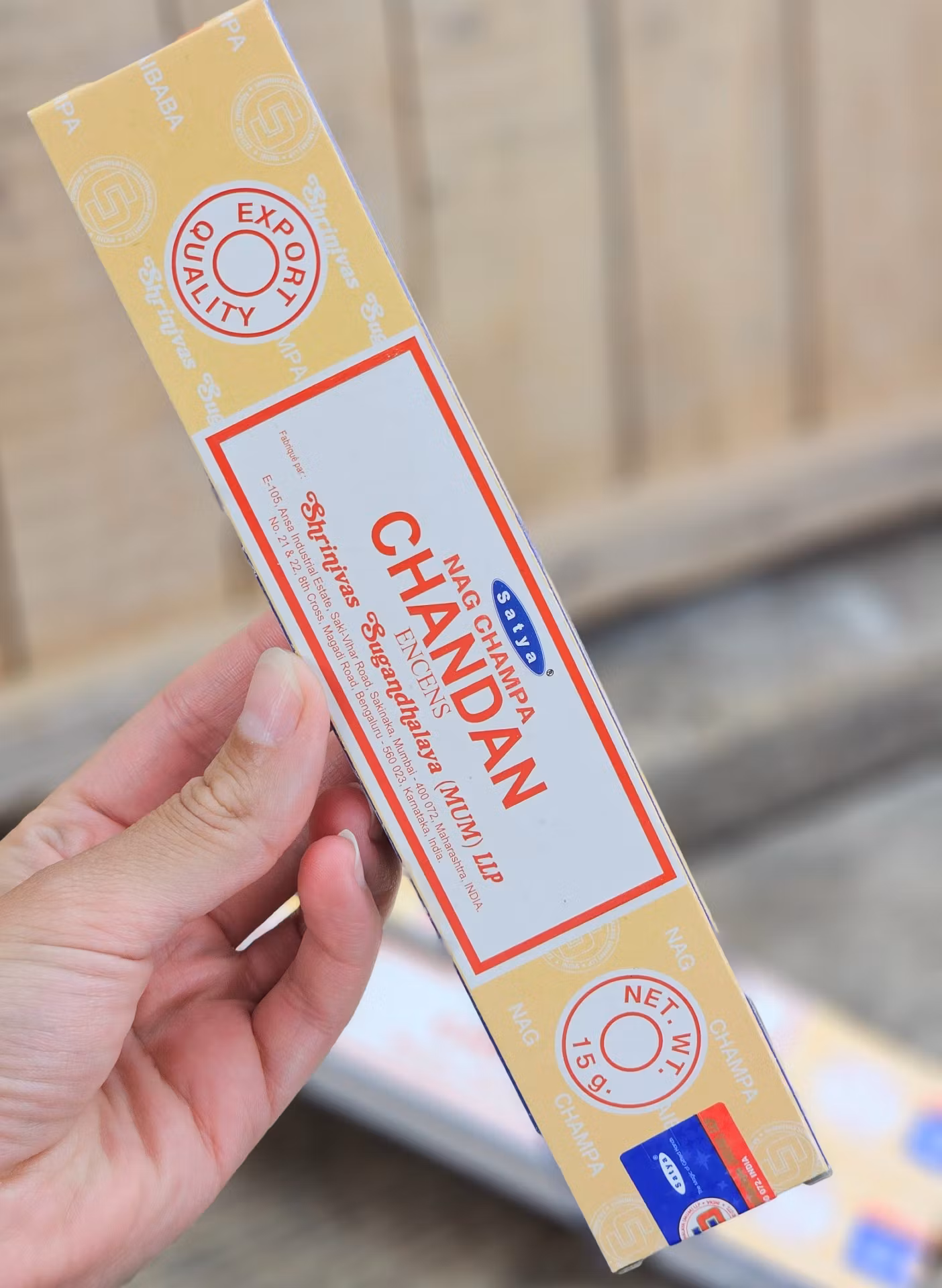 Satya - Nag Champa Chandan, rökelsepinnar