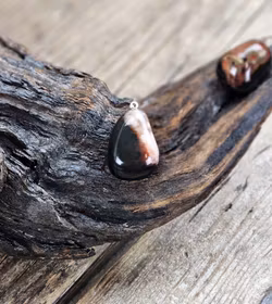 Sardonyx trumlad, silverpläterat hänge -30% fynd B-kvalite/annat