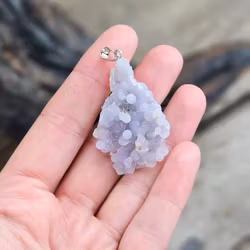 Druvagat (Grape Agat), 925 silver hänge #4