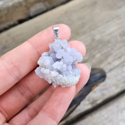 Druvagat (Grape Agat), 925 silver hänge #12