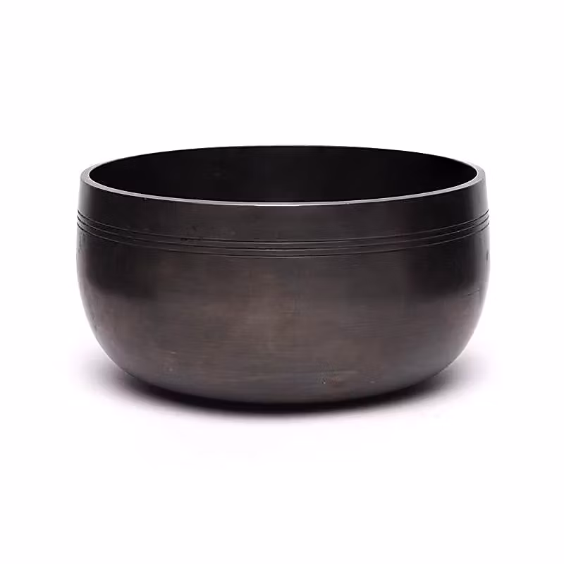 Singing bowl Kuro-orin Pure Tone, klangskål svart 13 cm