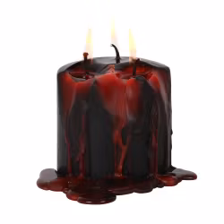 Vampire Blood - blödande blockljus (svart, 3 vekar) - 3 h