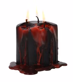 Vampire Blood - blödande blockljus (svart, 3 vekar) - 3 h