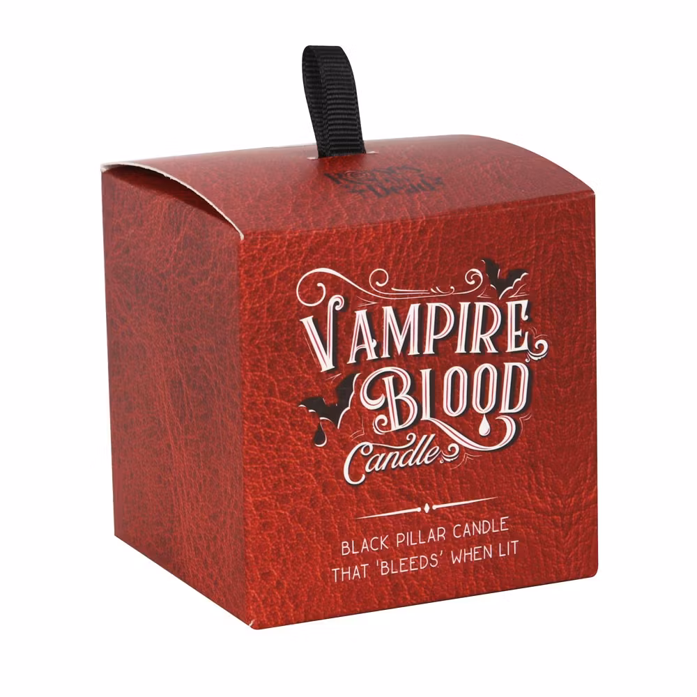 Vampire Blood - blödande blockljus (svart, 3 vekar) - 3 h