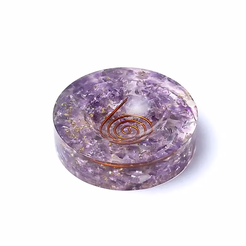 Klotställ Orgonit med Ametistchips