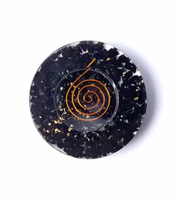 Klotställ Orgonit med Svart Turmalinchips