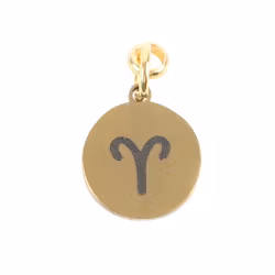 Stjärntecken Väduren (Aries), guldton zodiakberlock
