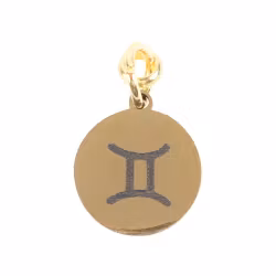 Stjärntecken Tvillingarna (Gemini), guldton zodiakberlock