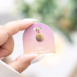 Stjärntecken Lejonet (Leo), guldton zodiakberlock