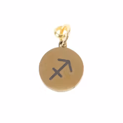 Stjärntecken Skytten (Sagittarius), guldton zodiakberlock