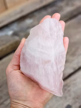 Rosenkvarts stor rå #2
