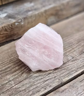 Rosenkvarts stor rå #3