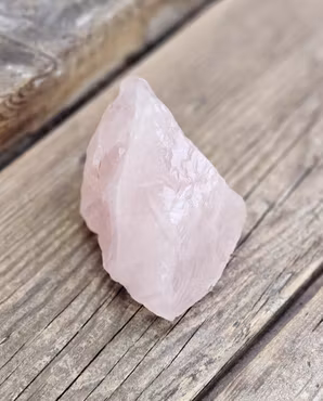 Rosenkvarts stor rå #4