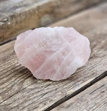 Rosenkvarts stor rå #10
