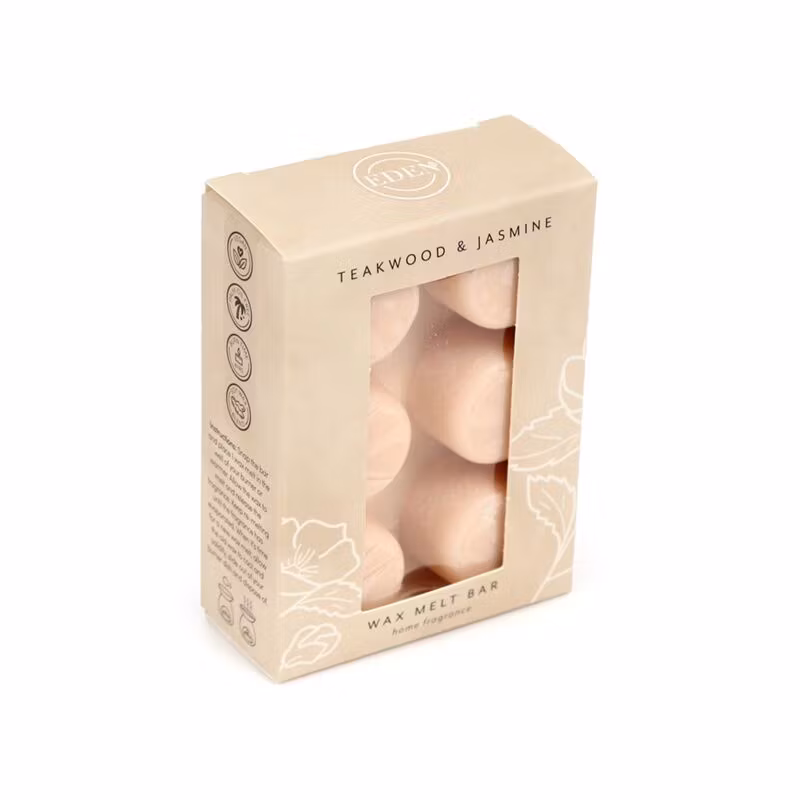 Eden Vaxkakor – Teakwood & Jasmine (6-pack)