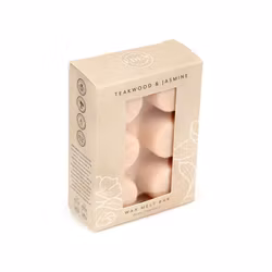 Eden Vaxkakor – Teakwood & Jasmine (6-pack)