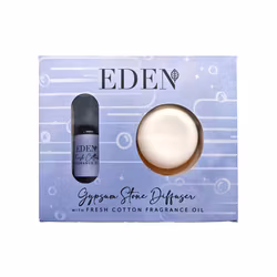 Eden Aromaolja – Fresh Cotton Doftolja med Stendiffuser (Kit, 10 ml)