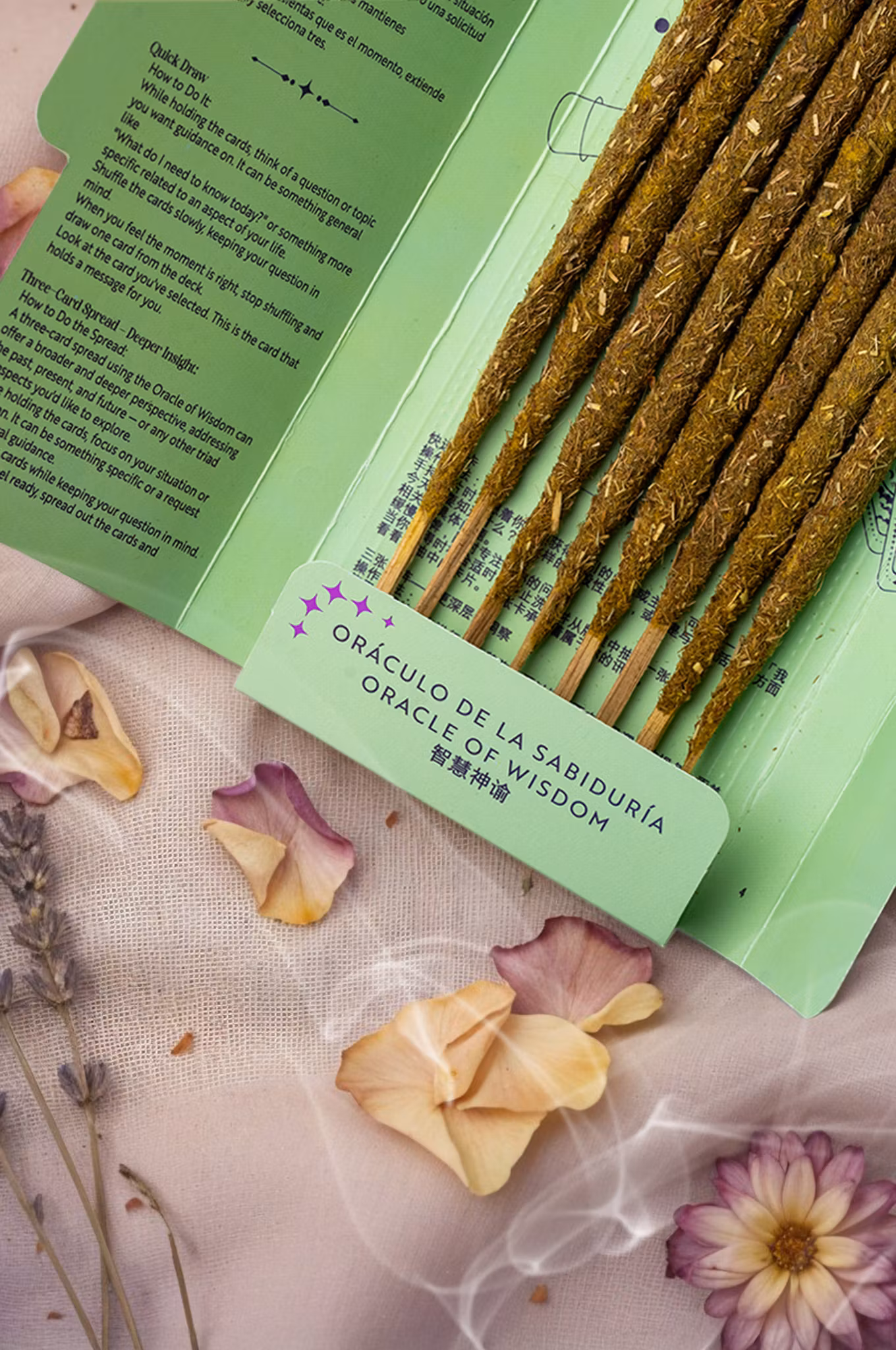 Sagrada Madre – Oracle of Wisdom, rökelsepinnar + 1 orakelkort