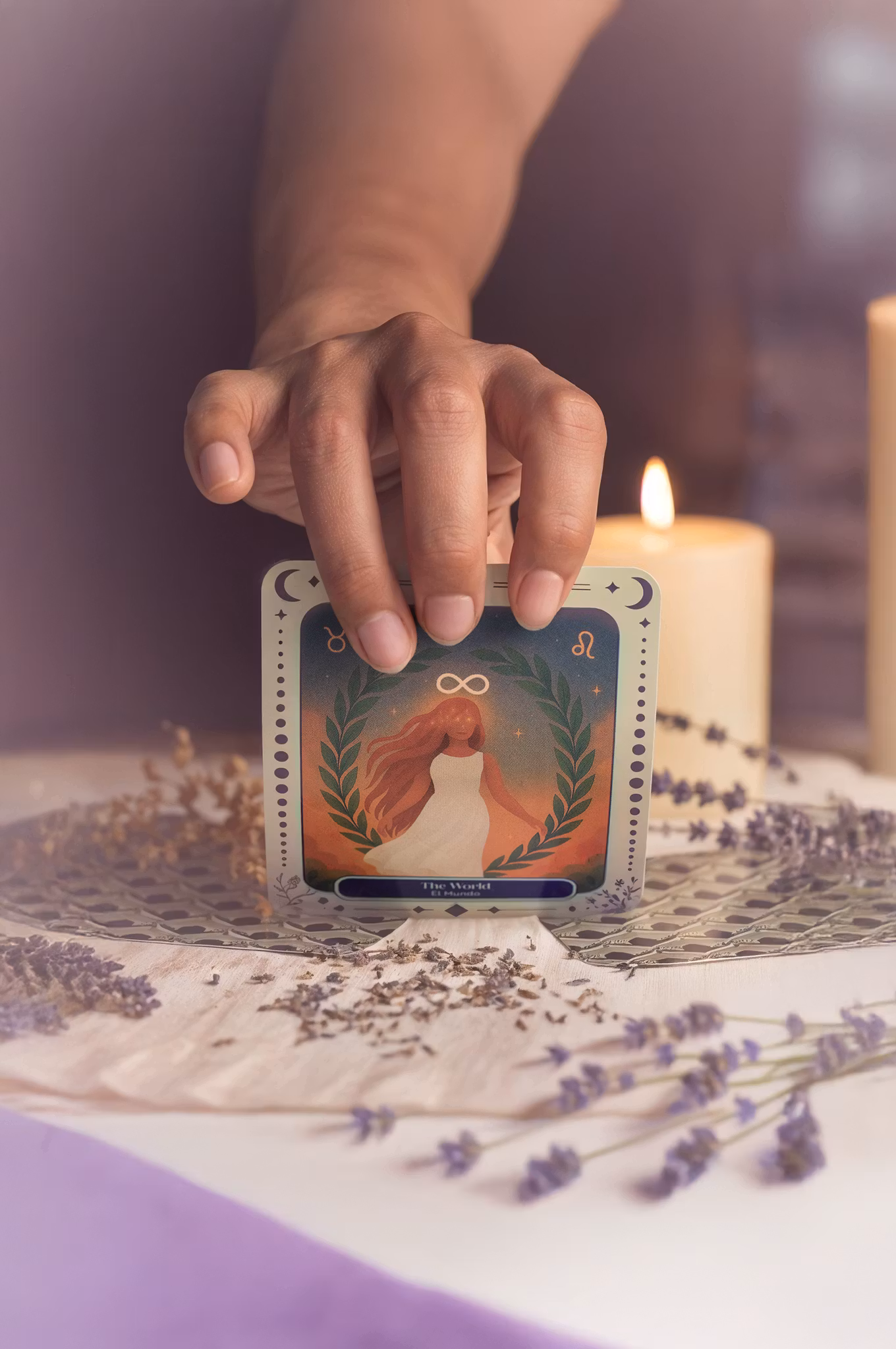 Sagrada Madre – Oracle of Wisdom, rökelsepinnar + 1 orakelkort