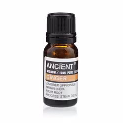Ancient Wisdom Eterisk Olja – Ginger (Ingefära), 100% ren (10 ml)
