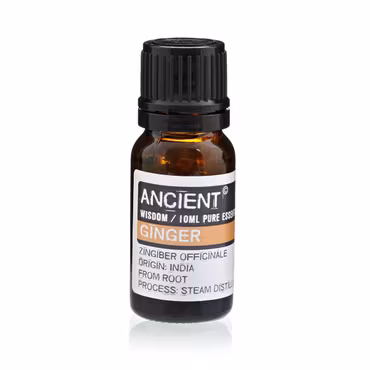 Ancient Wisdom Eterisk Olja – Ginger (Ingefära), 100% ren (10 ml)