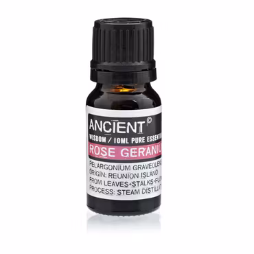 Ancient Wisdom Eterisk Olja – Rose Geranium (Rosengeranium), 100% ren (10 ml)