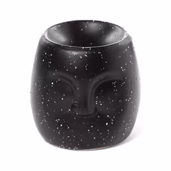 Oljebrännare / Aromalampa – Serenity Svart, doftspridare i keramik