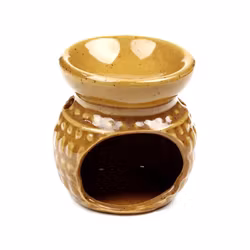 Oljebrännare / Aromalampa – Honungsgul Vardagsvärme, doftspridare i keramik