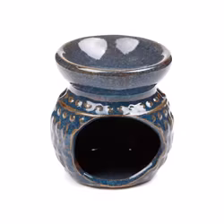 Oljebrännare / Aromalampa – Midnattsblå Kvällsro, doftspridare i keramik