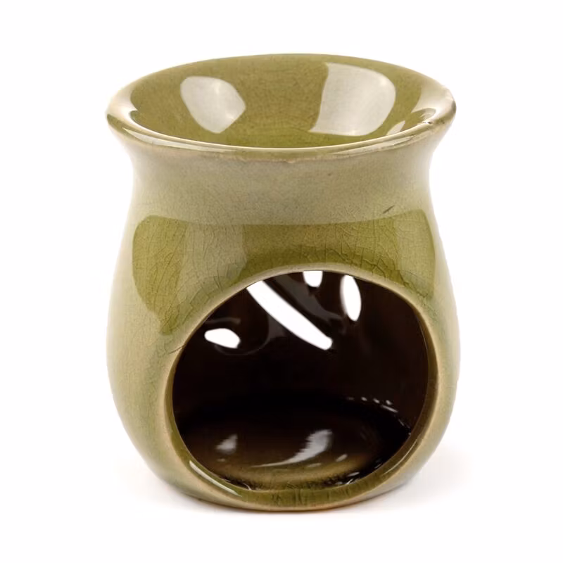 Oljebrännare / Aromalampa – Natur Oliv, doftspridare i keramik