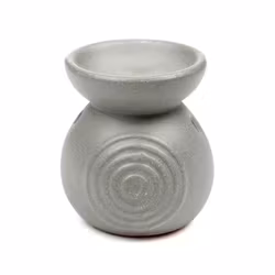 Oljebrännare / Aromalampa – Zen Grå, doftspridare i keramik