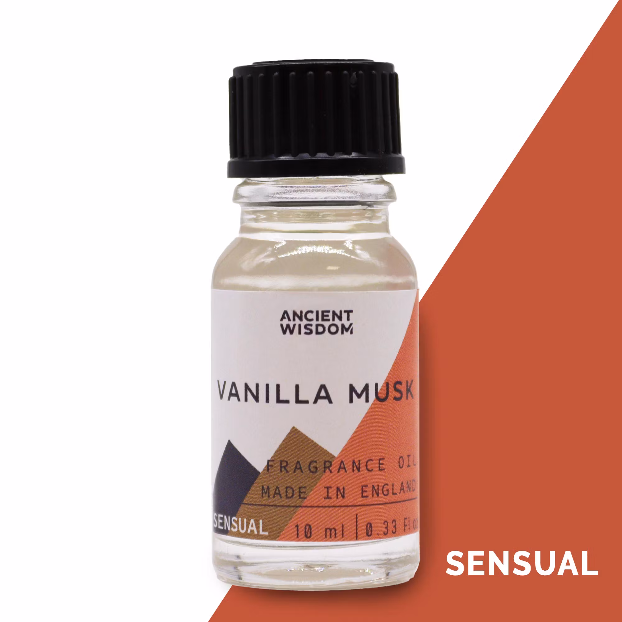 Ancient Wisdom Aromaolja – Vanilla Musk (Vanilj & Vit Musk), doftolja (10 ml)
